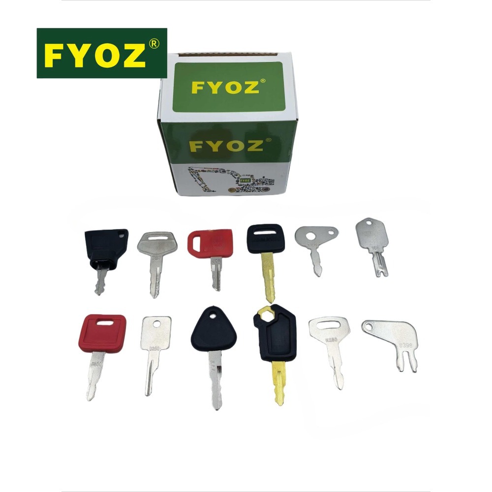 Heavy Equipment Bobcat - 12PCS Heavy Equipment Ignition Key Set