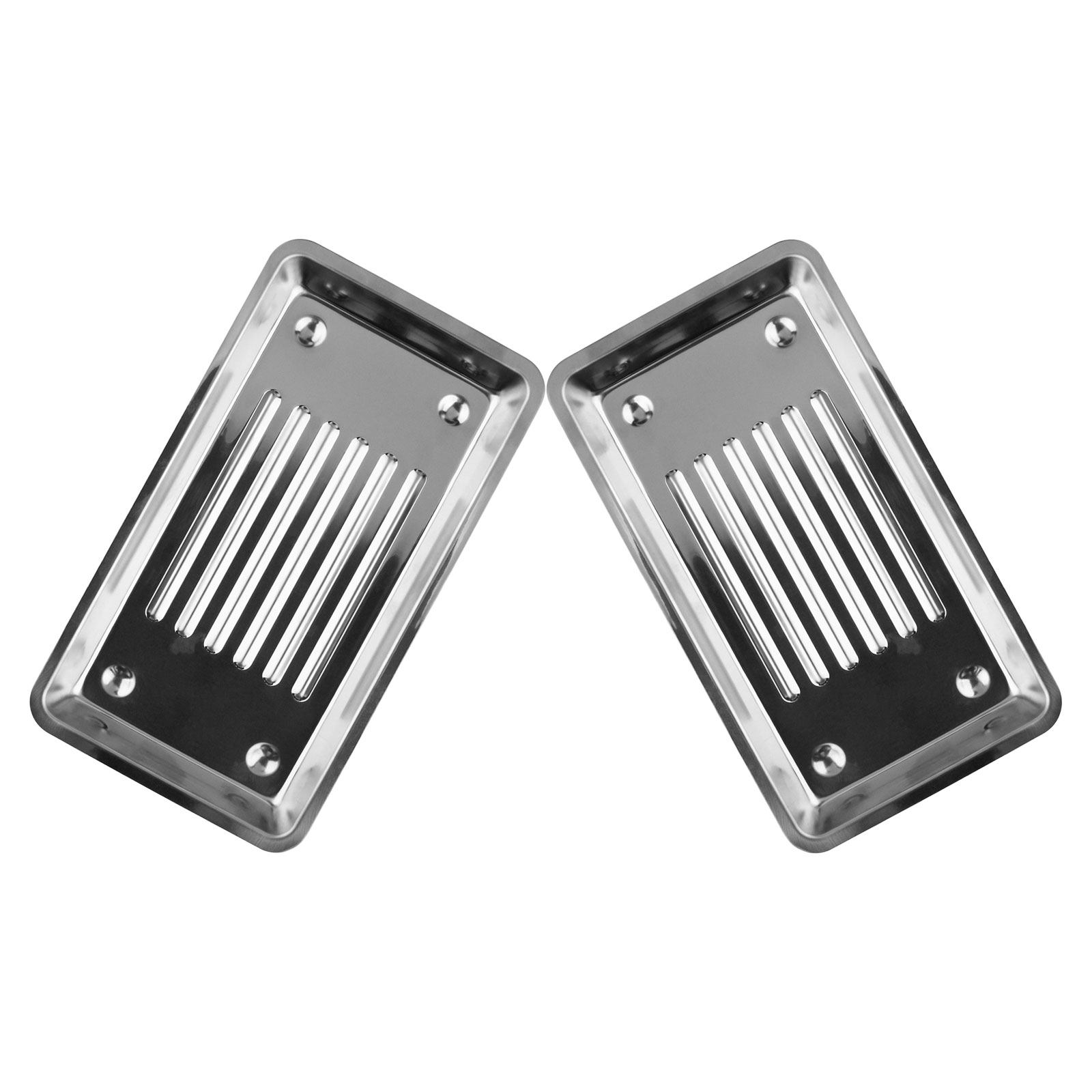 Heavy Equipment Unit - 2Pcs Stainless Steel Sterilization Tray 8x4.5x0.8in