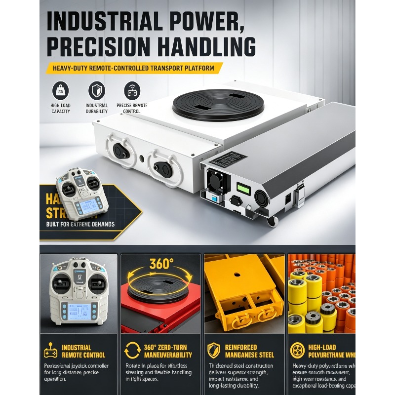 Heavy Equipment Mechanic - Heavy-Duty Electric Mover Wireless Cargo Dolly