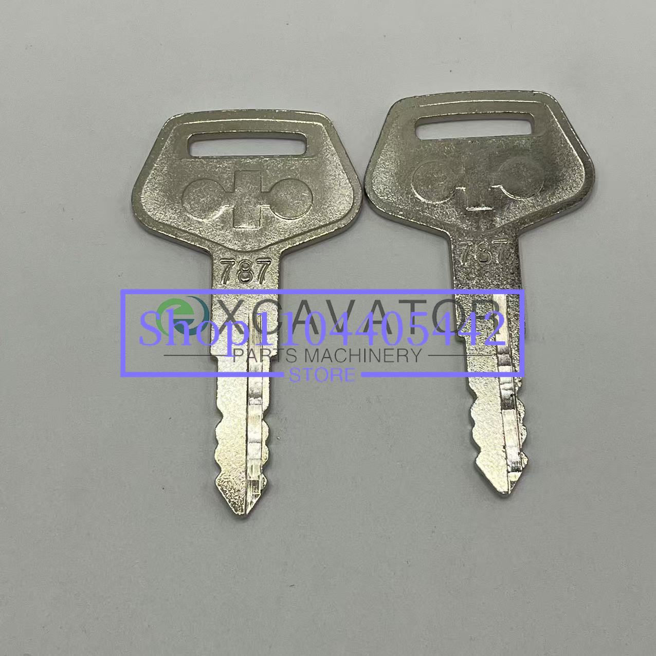 Heavy Equipment Key Set - Equipment 787 Set of 10 Key