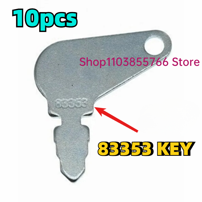 10PCS  83353 Keys For Kubota C - Heavy Equipment Key Set recension och pris