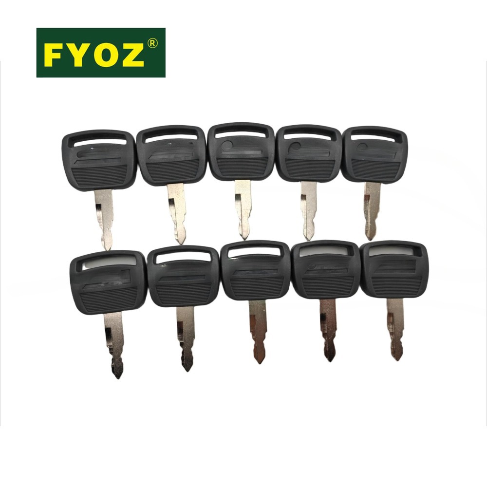 10pcs Excavator Keys S450 For  - Heavy Equipment Key Set recension och pris