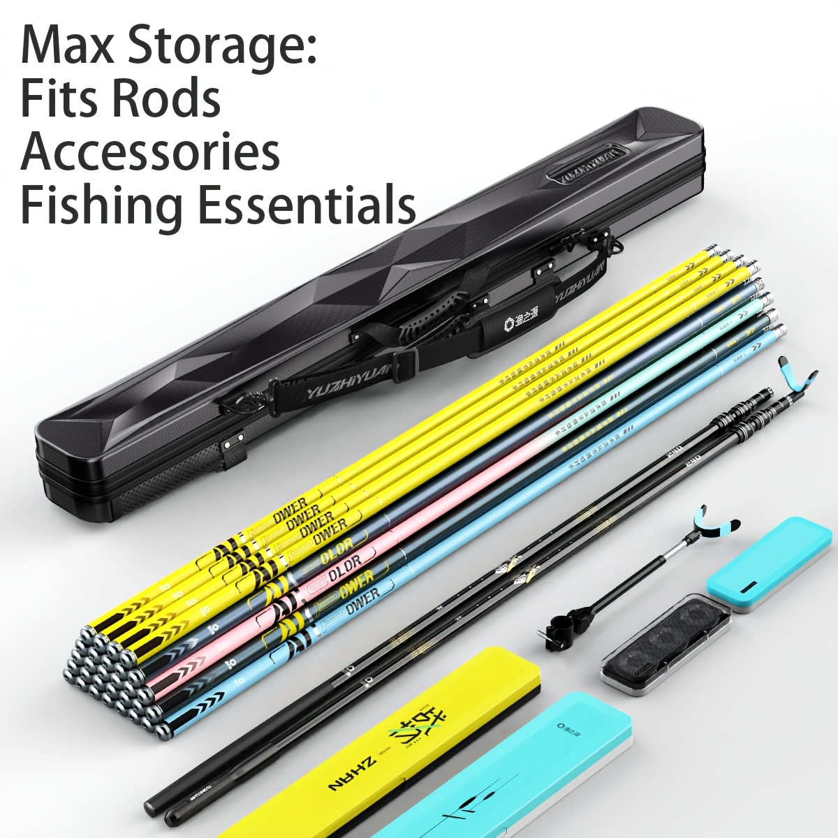 Hard Shell Fly Fishing Rod Bag - Heavy Equipment Rental recension och pris