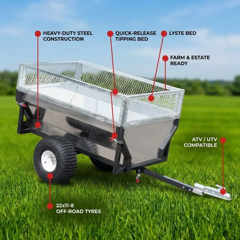Heavy Duty Galvanized Steel Ut - Heavy Equipment Hauling recension och pris