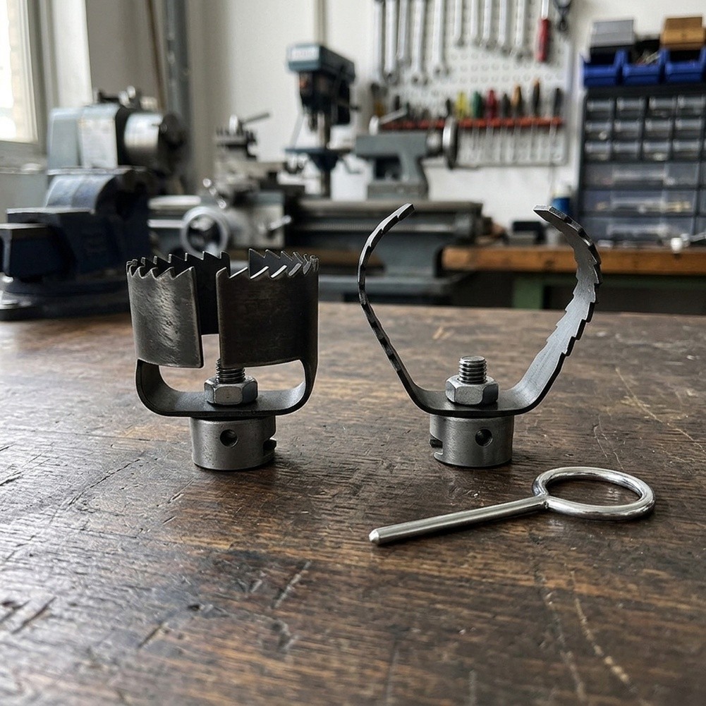 3 Pcs Steel Drain Auger Attach - Auger Drill Attachment recension och pris