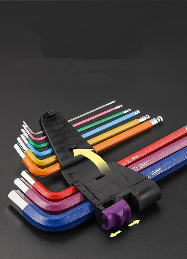 Industrial Ball End Hex Key Se - Heavy Equipment Key Set recension och pris