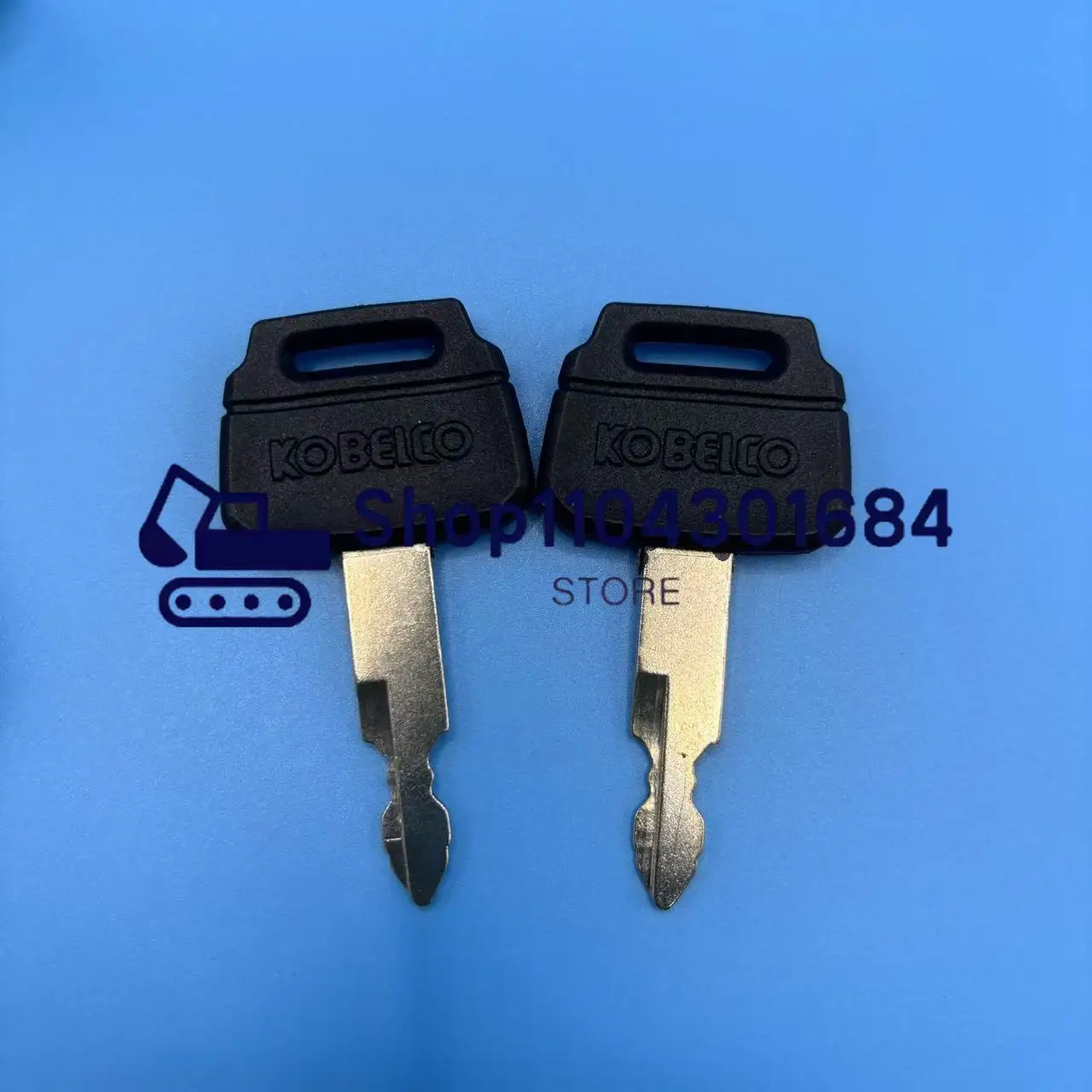 2pcs K250 Key for Kobelco Exca - Heavy Equipment Keychain recension och pris