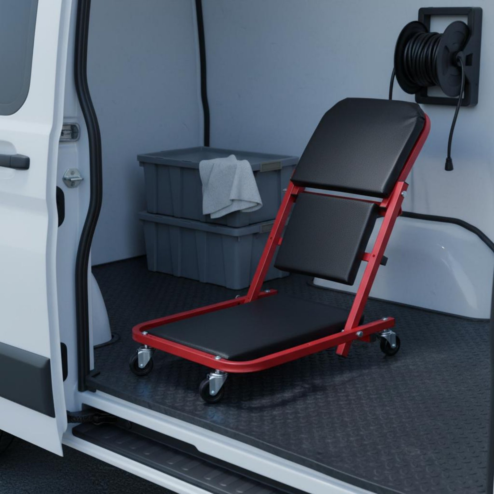 Folding Creeper Seat Foldable  - Heavy Equipment Mechanic recension och pris