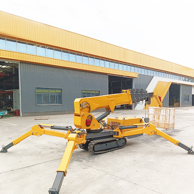 7T Hydraulic Spider Crane Mini - Compact Crawler Boom Lift recension och pris