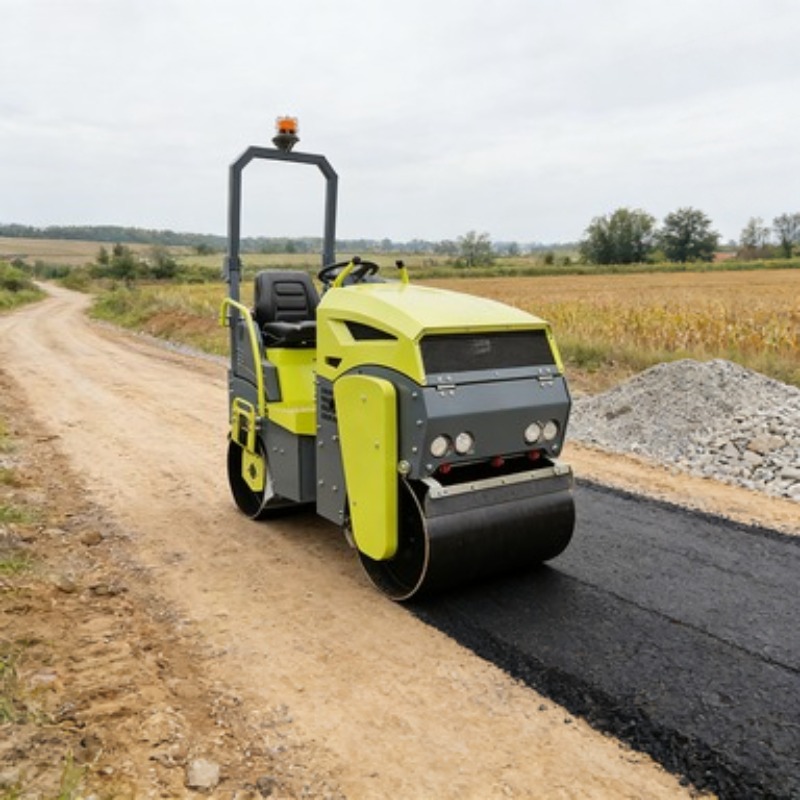 Compactor Road Roller Vibrator - Heavy Equipment In Construction recension och pris