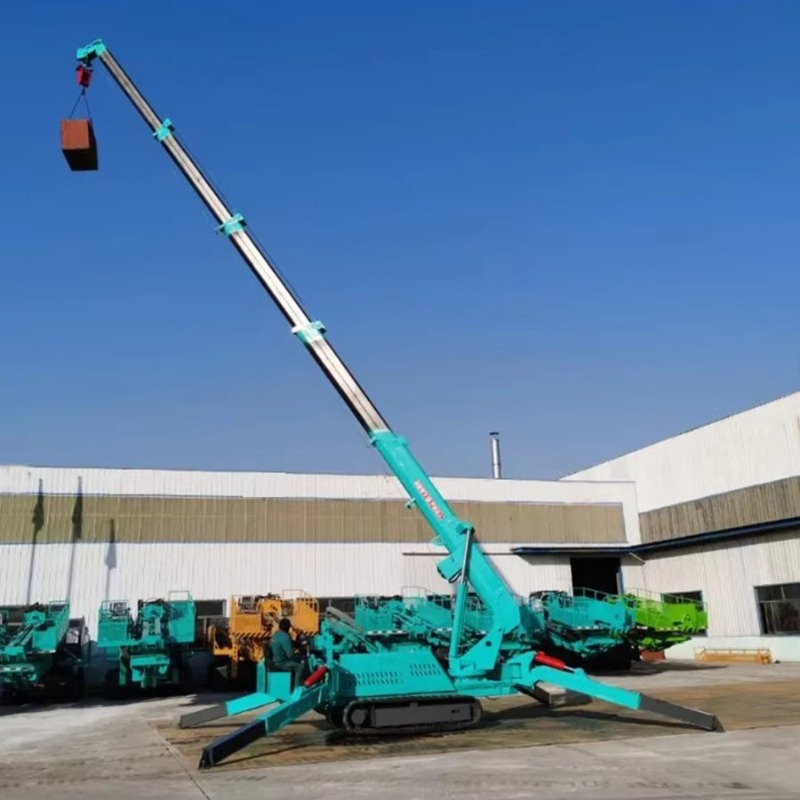 Compact Mini Spider Crane 1.5T - Compact Crawler Boom Lift recension och pris
