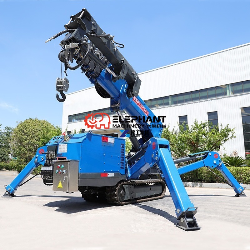 Hydraulic 3 Ton Knuckle Boom M - Compact Crawler Boom Lift recension och pris