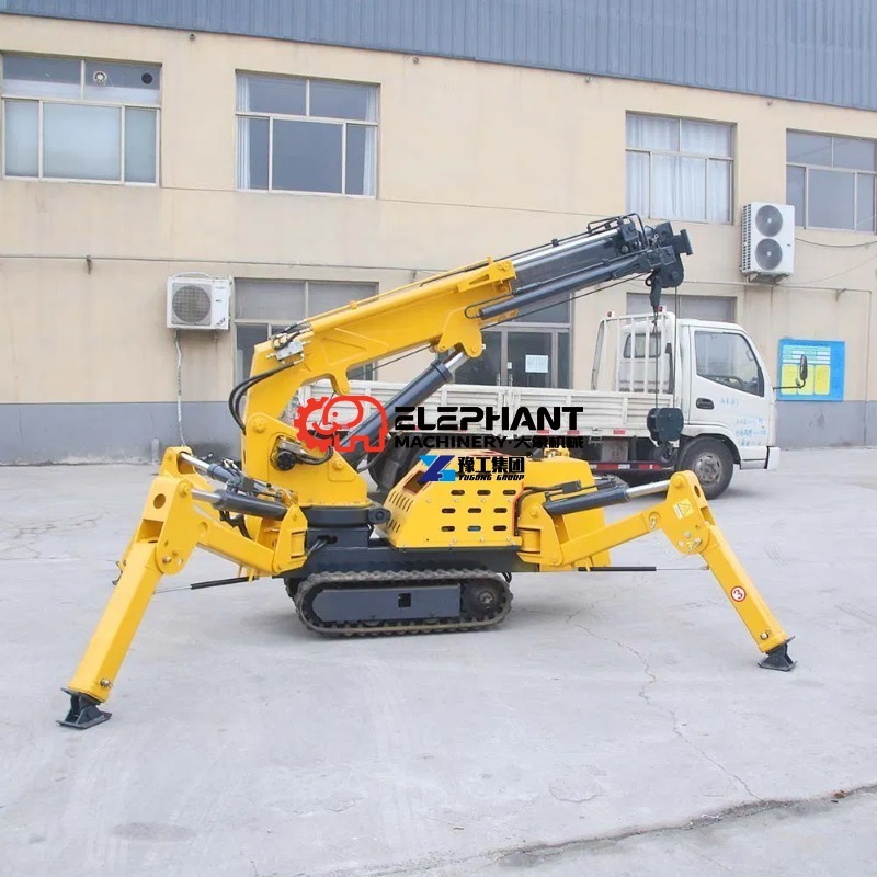 Hydraulic 3 Ton Knuckle Boom M - Compact Crawler Boom Lift recension och pris