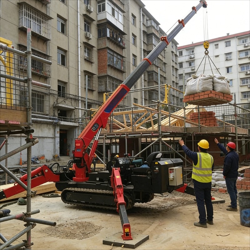 Customized 3 Ton Mini Spider C - Compact Crawler Boom Lift recension och pris