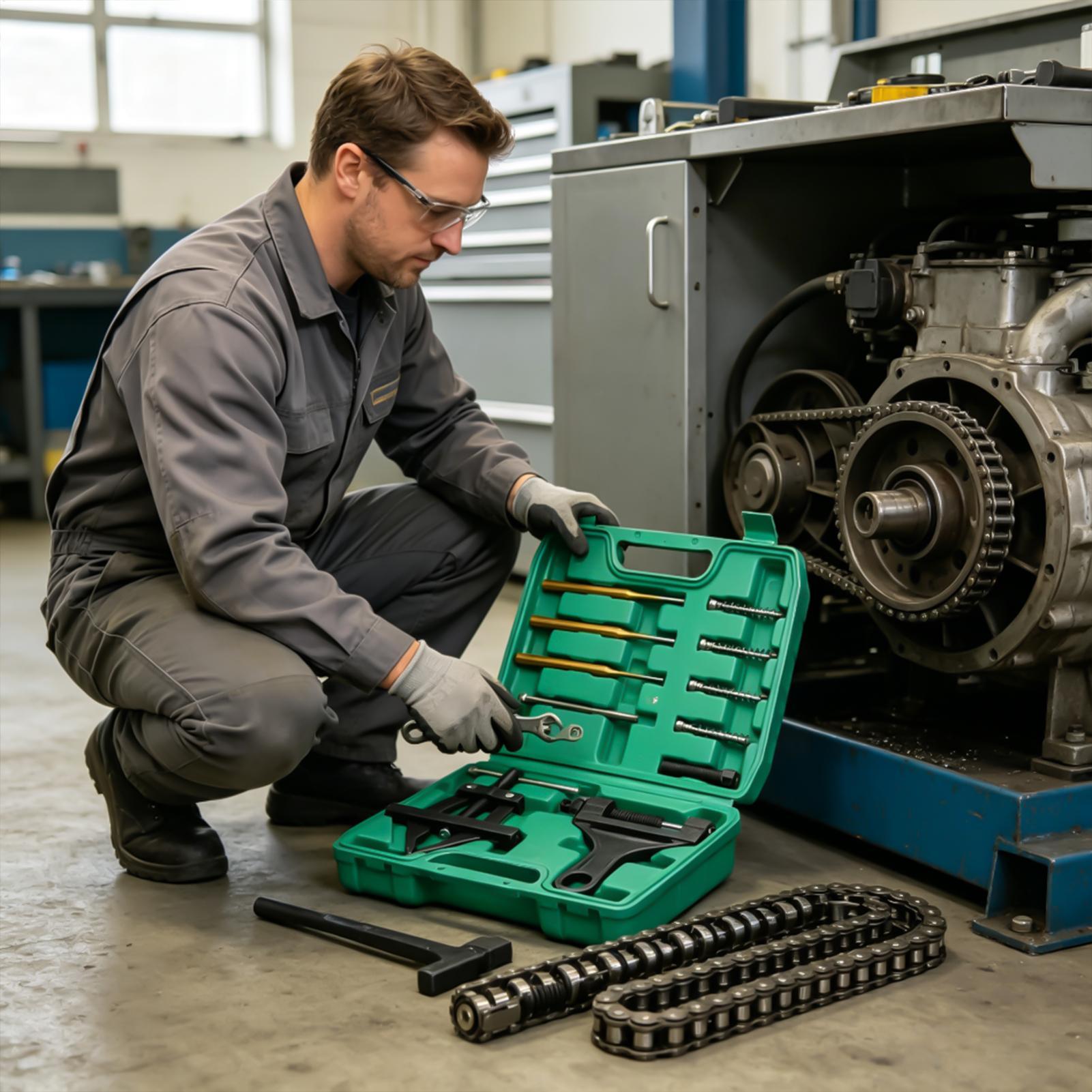 Roller Chain Breaker Tool 60-2 - Heavy Equipment Mechanic recension och pris