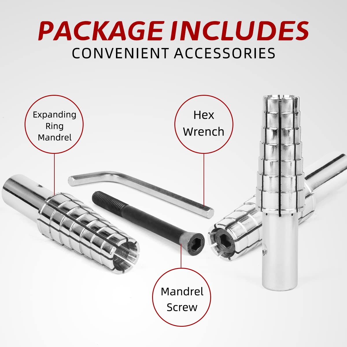 Expanding Stainless Steel Ring - Heavy Equipment Keychain recension och pris