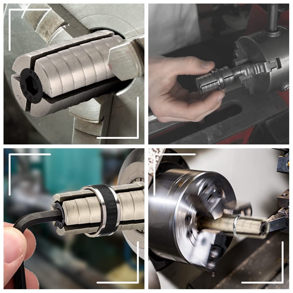 Expanding Stainless Steel Ring - Heavy Equipment Keychain recension och pris