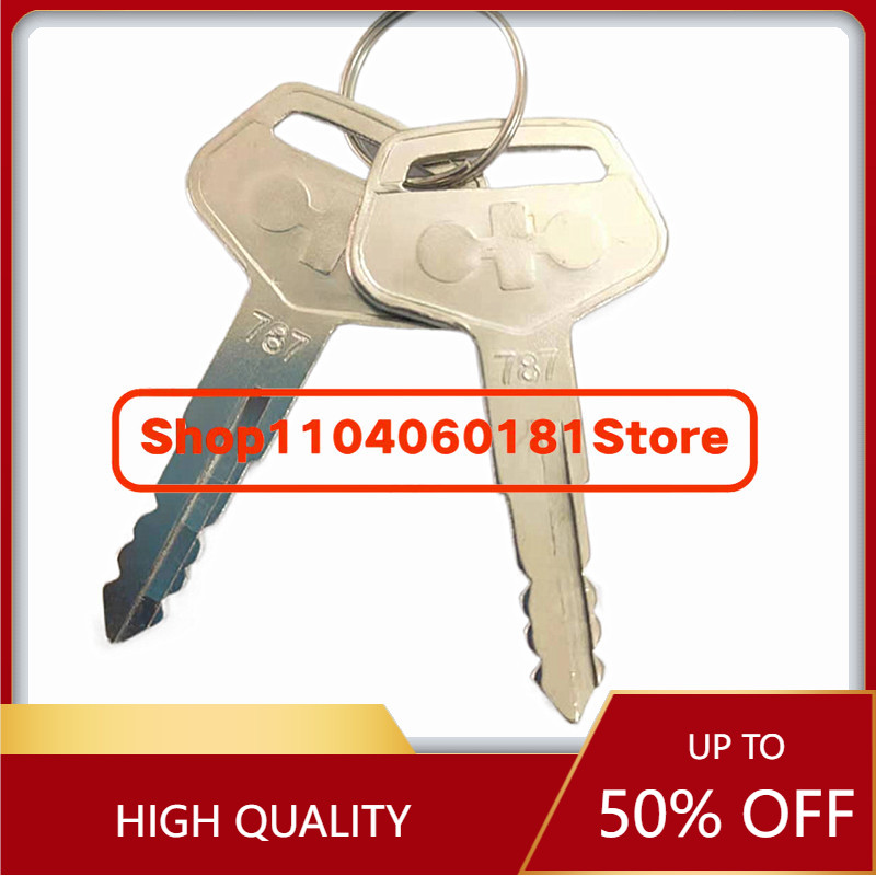 2pcs/set Silver 787 Ignition K - Heavy Equipment Key Set recension och pris