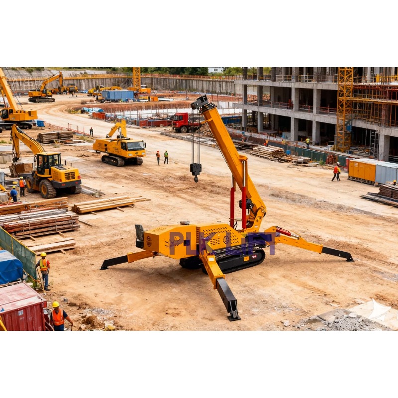 Spider Cranes Mini Crawler Cra - Compact Crawler Boom Lift recension och pris