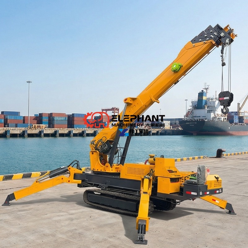 ISO Certified 5Ton 12Ton Mini  - Compact Crawler Boom Lift recension och pris