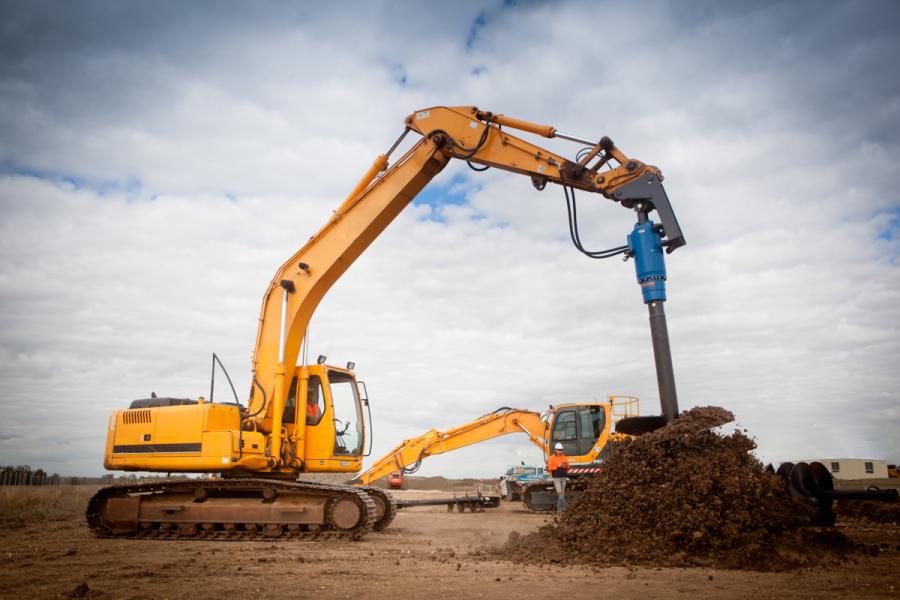 Excavator Attachments Hydrauli - Auger Drill Attachment recension och pris