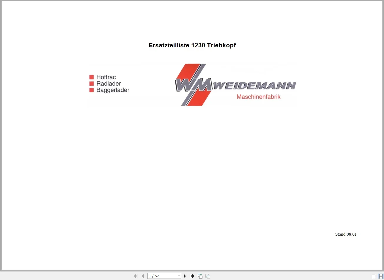 EPC-SOFTWARE Weidemann Heavy E - Heavy Equipment Software recension och pris