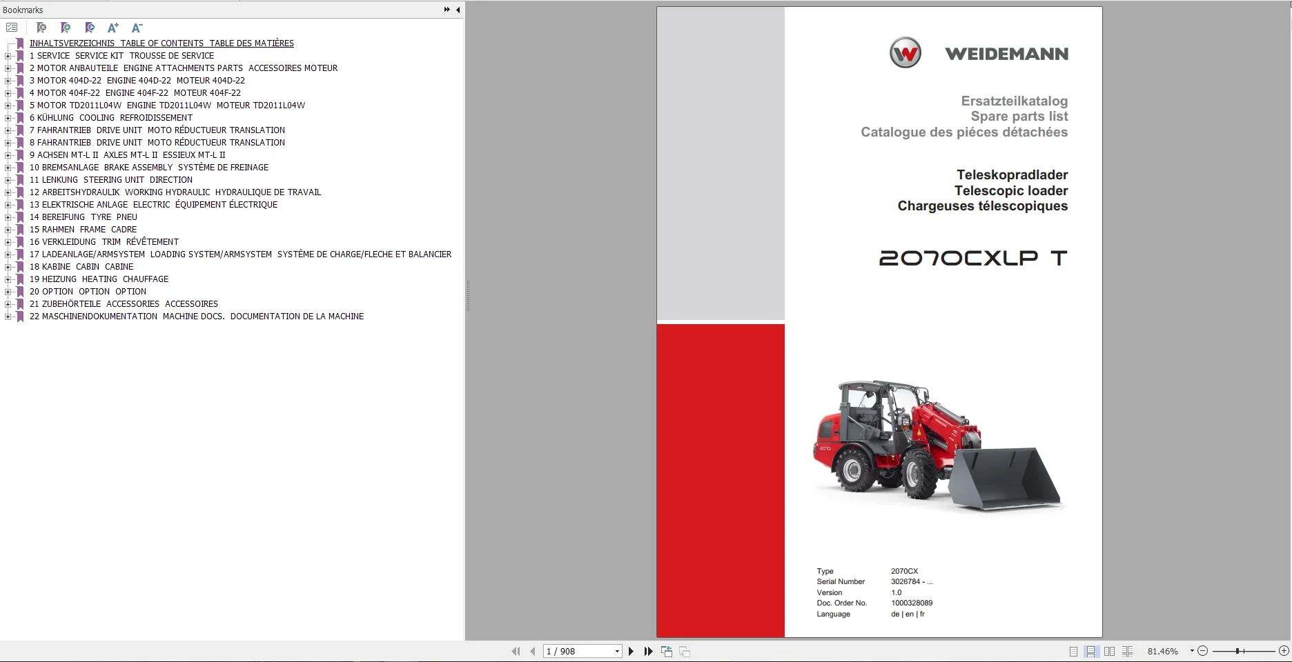 EPC-SOFTWARE Weidemann Heavy E - Heavy Equipment Software recension och pris