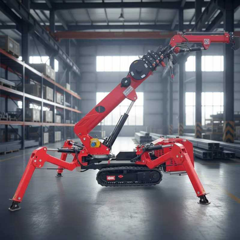 6Ton Hydraulic Telescopic Spid - Compact Crawler Boom Lift recension och pris