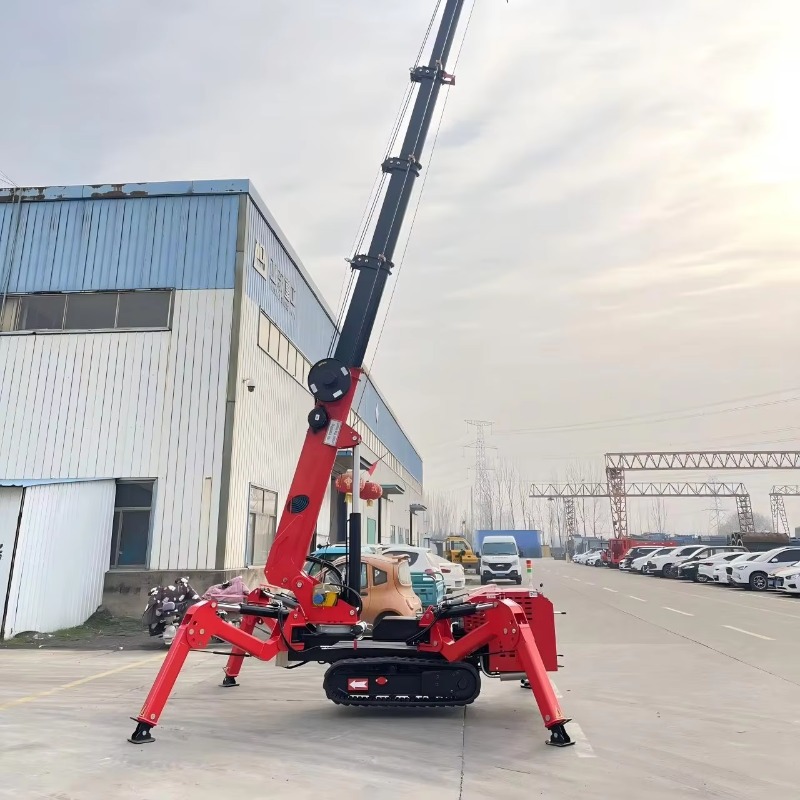 6Ton Hydraulic Telescopic Spid - Compact Crawler Boom Lift recension och pris