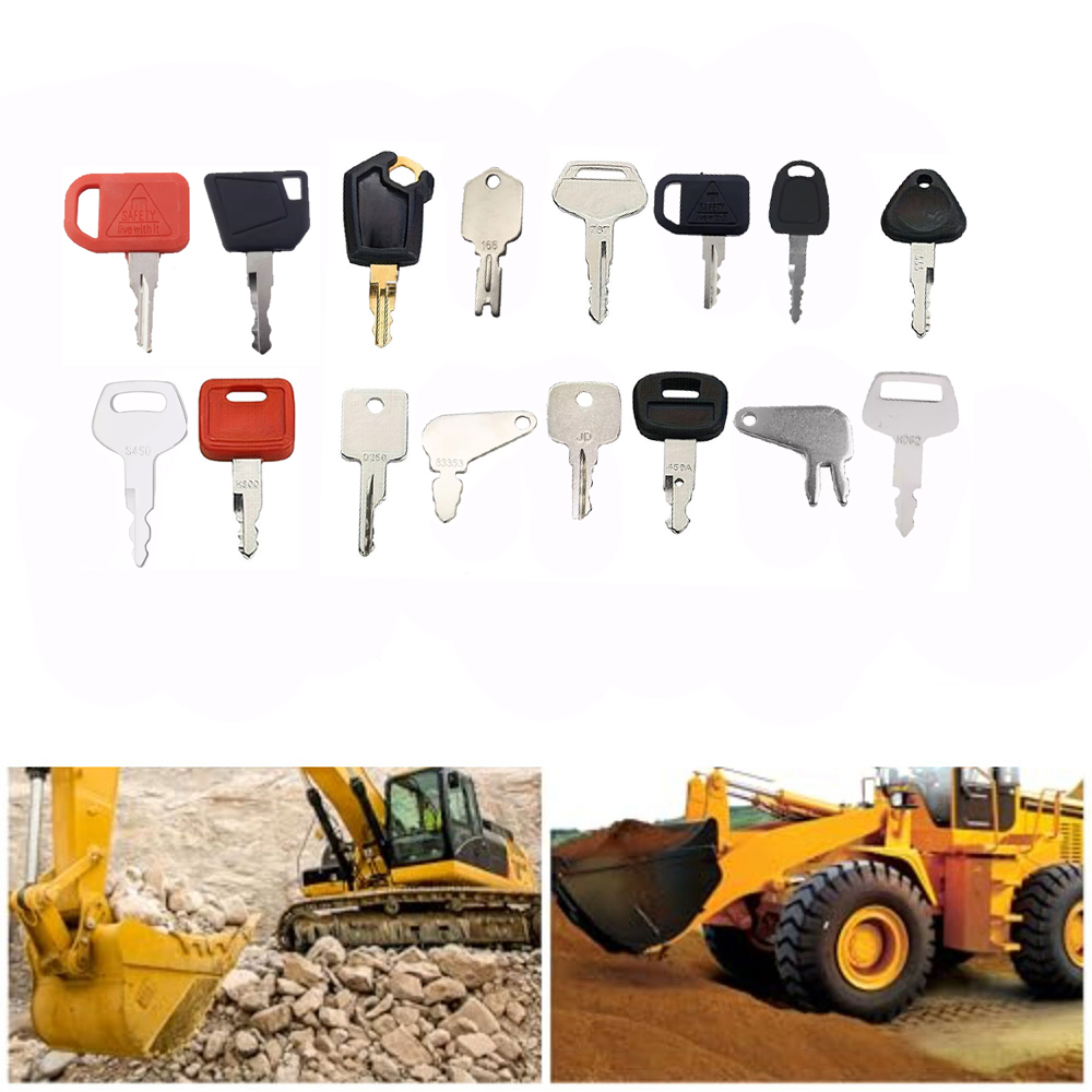 16PCS Heavy Equipment Key Set  - Heavy Equipment Key Set recension och pris