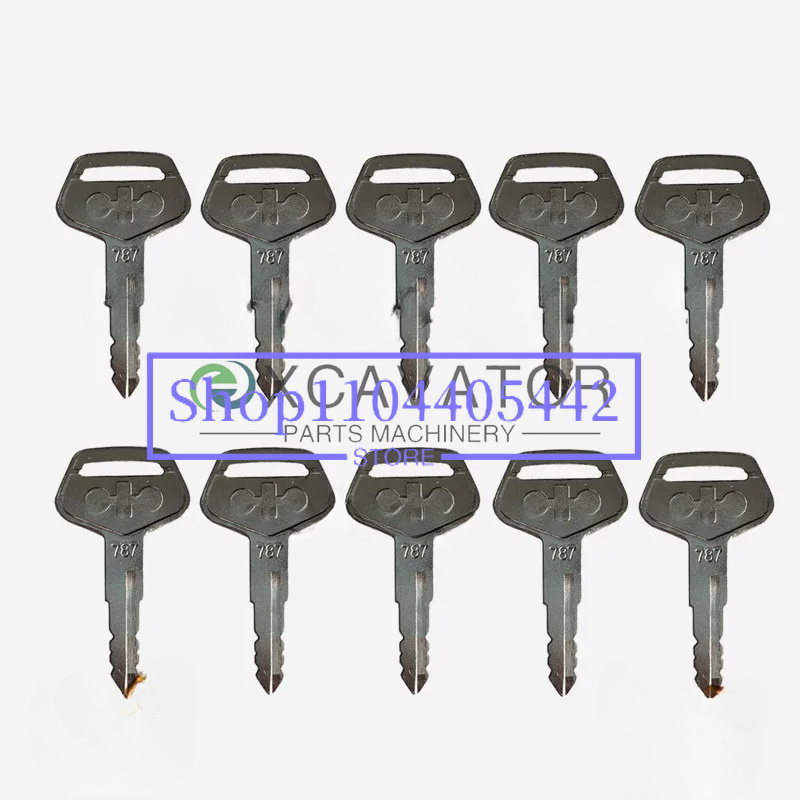 Equipment 787 Set of 10 Key Se - Heavy Equipment Key Set recension och pris