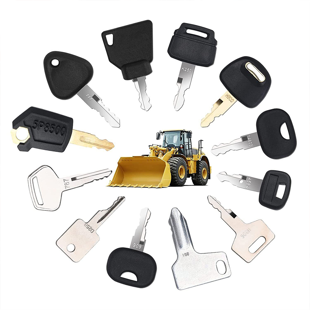 12Pcs Heavy Equipment Construc - Heavy Equipment Key Set recension och pris