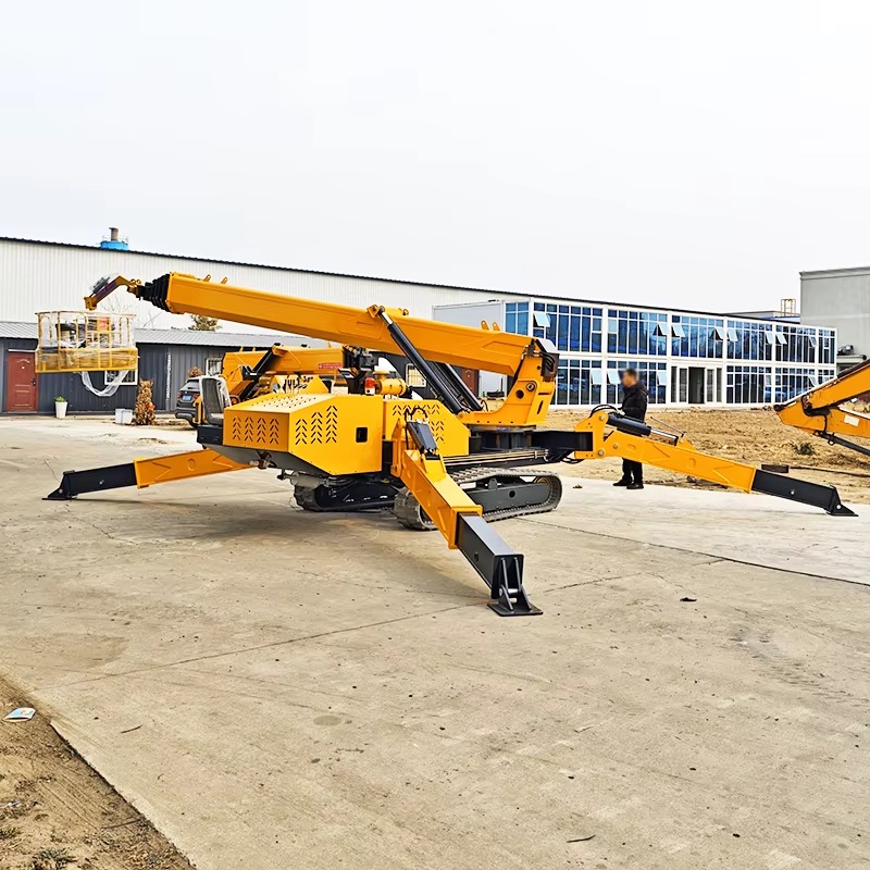 8Ton Heavy Lifting Spider Cran - Compact Crawler Boom Lift recension och pris