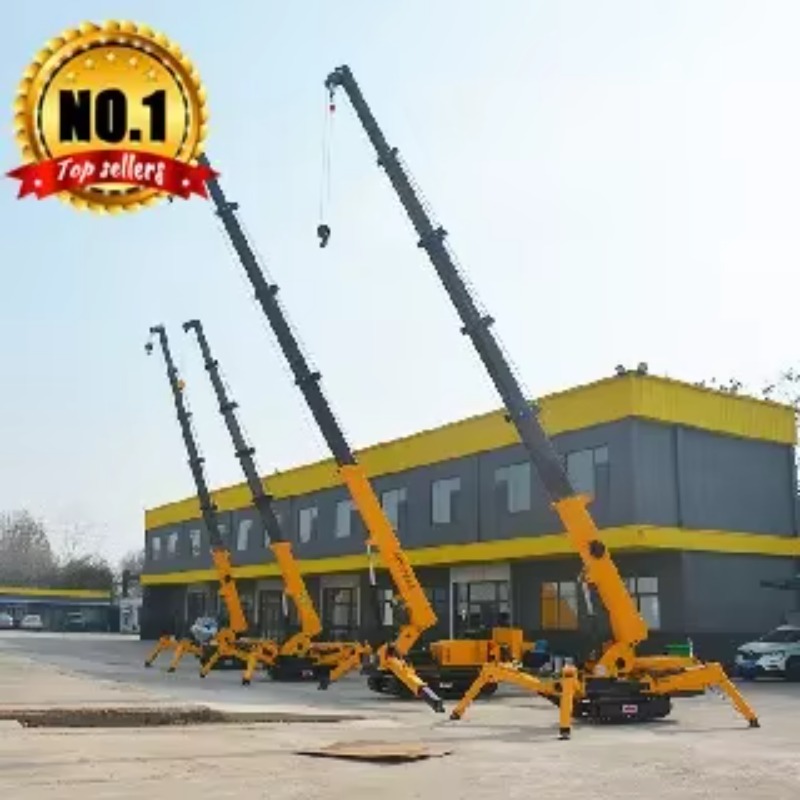 8T Hydraulic Spider Crane Heav - Heavy Equipment In Construction recension och pris
