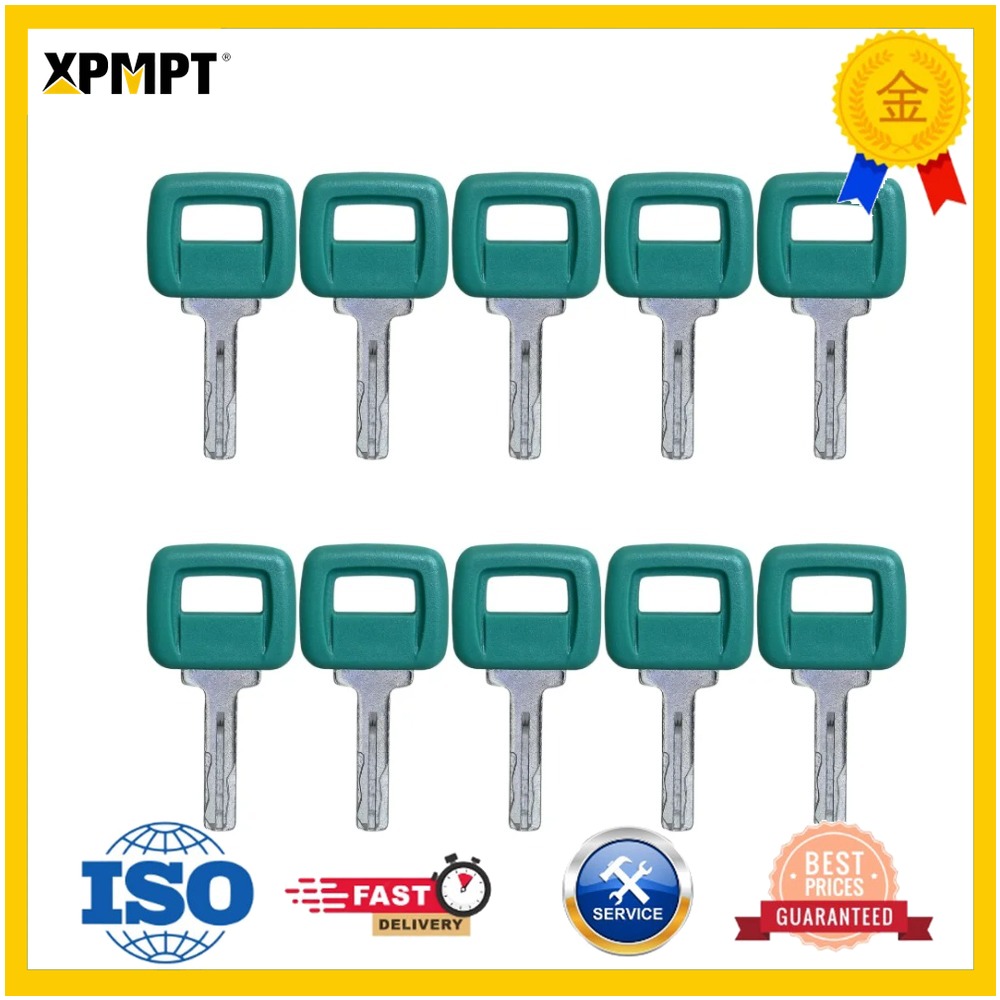 10PCS Heavy Equipment Keys Las - Heavy Equipment Hauling recension och pris