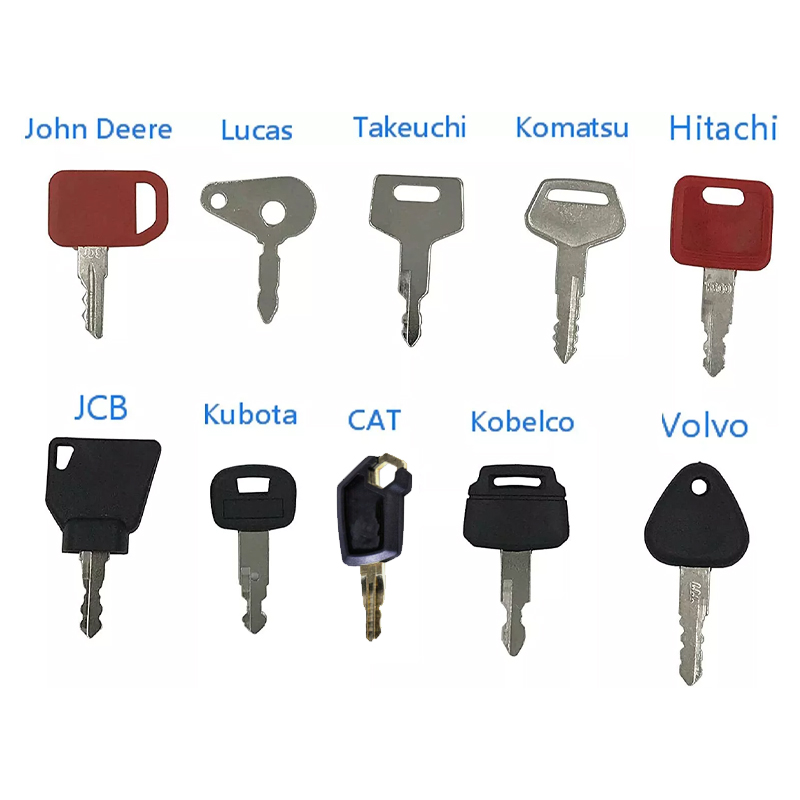10pcs Master Key Ignition Set  - Heavy Equipment Key Set recension och pris