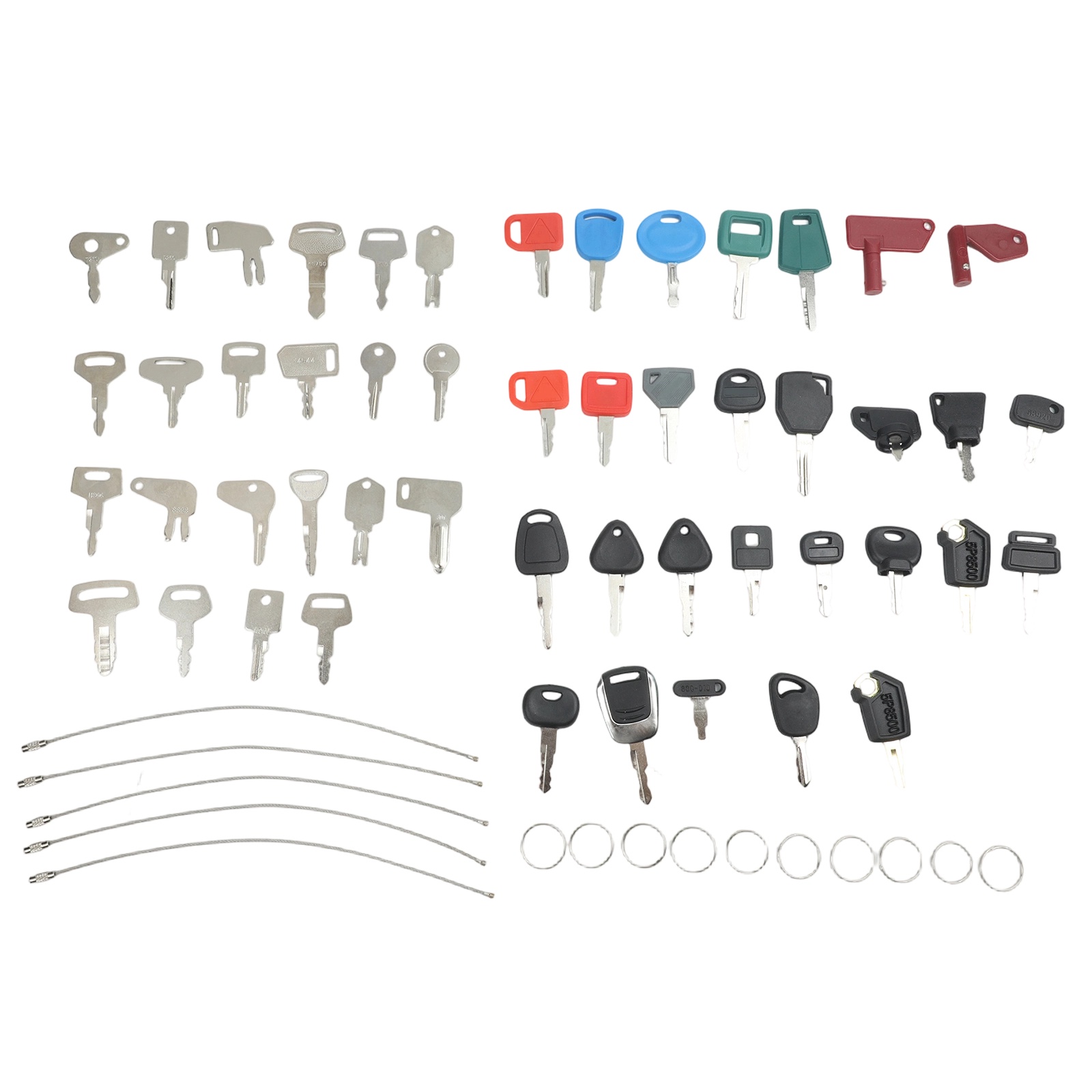 50pcs Heavy Equipment Keys Mas - Heavy Equipment Key Set recension och pris